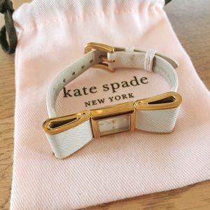 Kate spade Kenmare cream bow watch